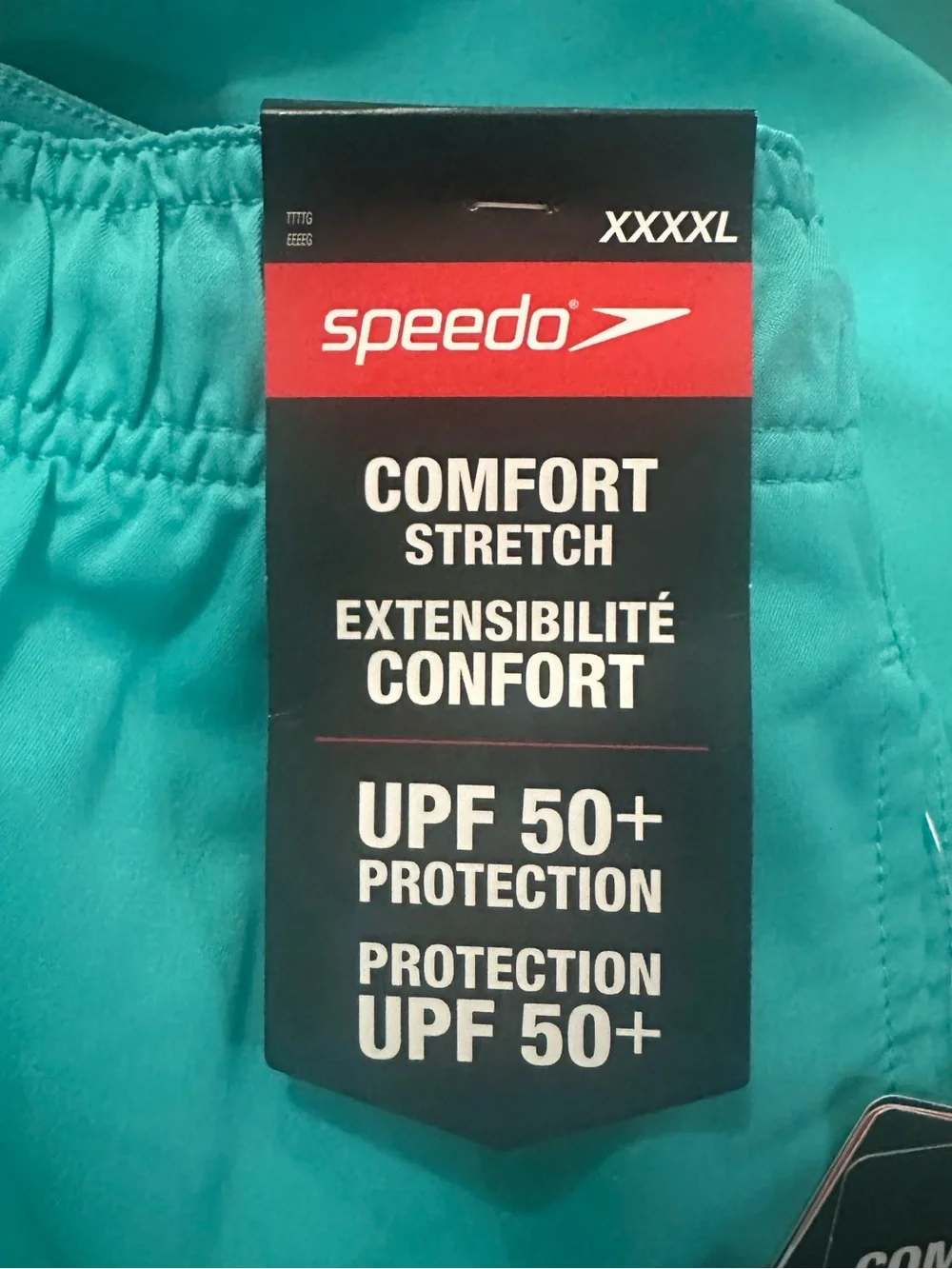 Speedo Comfort Stretch Ceramic Turquoise Swim Trunks 4xl